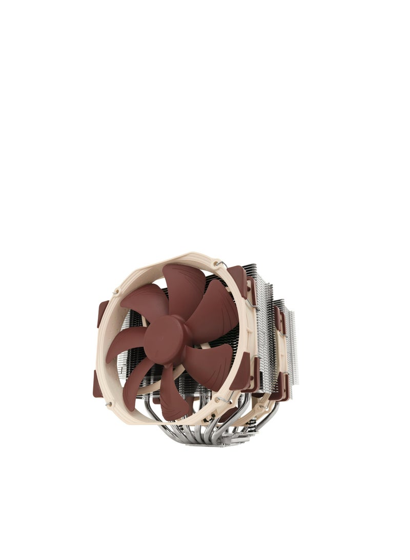 NOCTUA نوكتوا NH-D15، مبرد وحدة المعالجة المركزية الفاخر مع 2 مروحة NF-A15 PWM بحجم 140 مم (بني) - Image 1