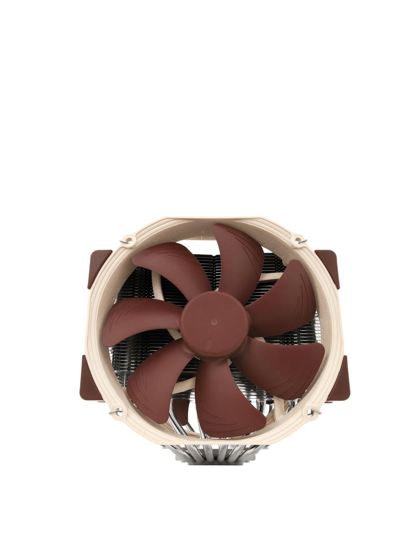 NOCTUA نوكتوا NH-D15، مبرد وحدة المعالجة المركزية الفاخر مع 2 مروحة NF-A15 PWM بحجم 140 مم (بني) - Image 2