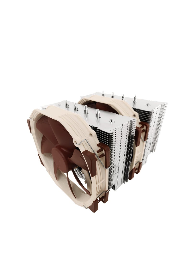 NOCTUA نوكتوا NH-D15، مبرد وحدة المعالجة المركزية الفاخر مع 2 مروحة NF-A15 PWM بحجم 140 مم (بني) - Image 3