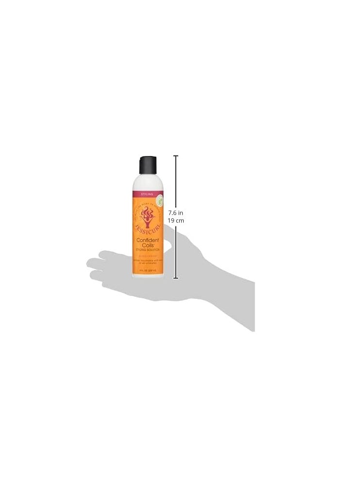 Jessicurl Confident Coils Styling Solution - Island Fantasy Scent, 8 Fl Oz - Image 3