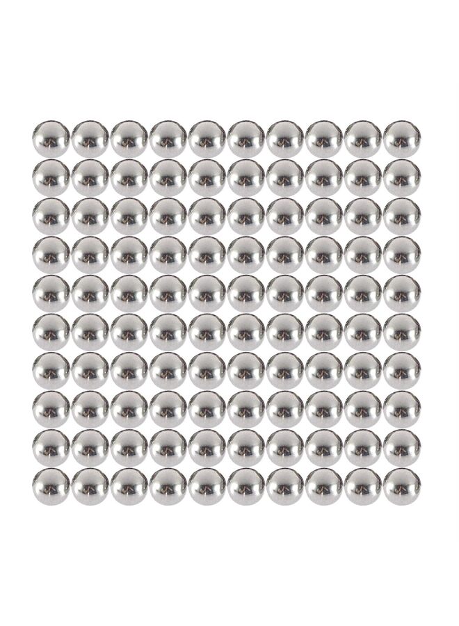 100 Pieces 1/4" Bracket Bike Loose Bearing Balls Stainless Steel 304 - Image 1