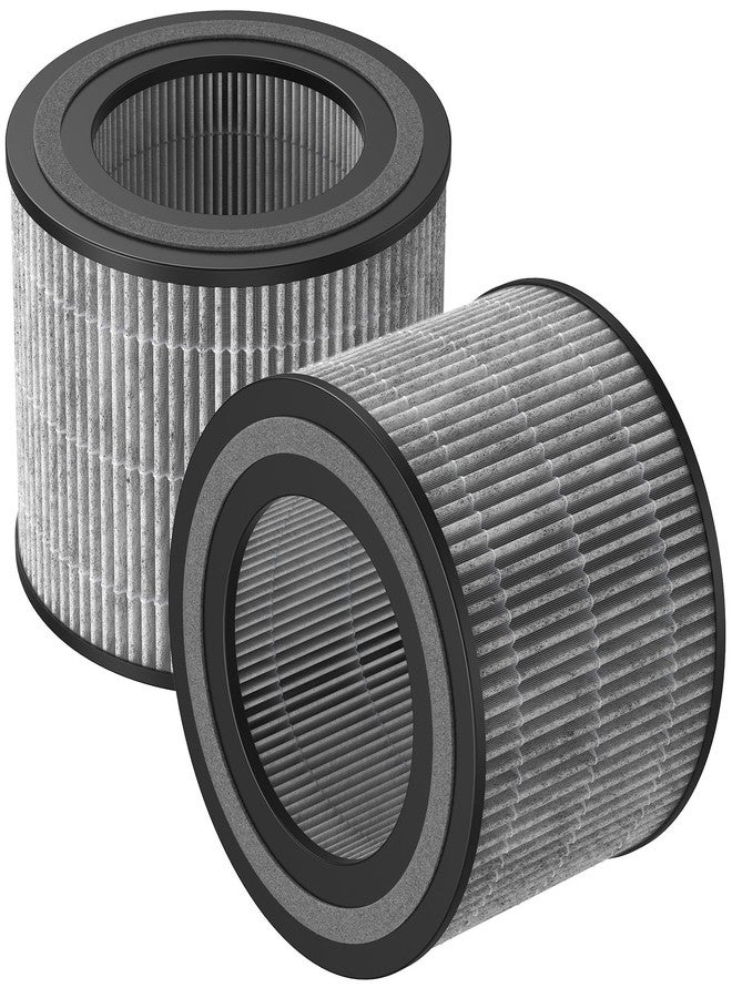 WILERDA 2 Pack AC2224A Filter Replacement Compatible with Amazon Basics AC2224A Air Purifier, 3-in-1 Filtration HEPA Filter with Activated Carbon, Part# 2224RF, Grey - Image 1