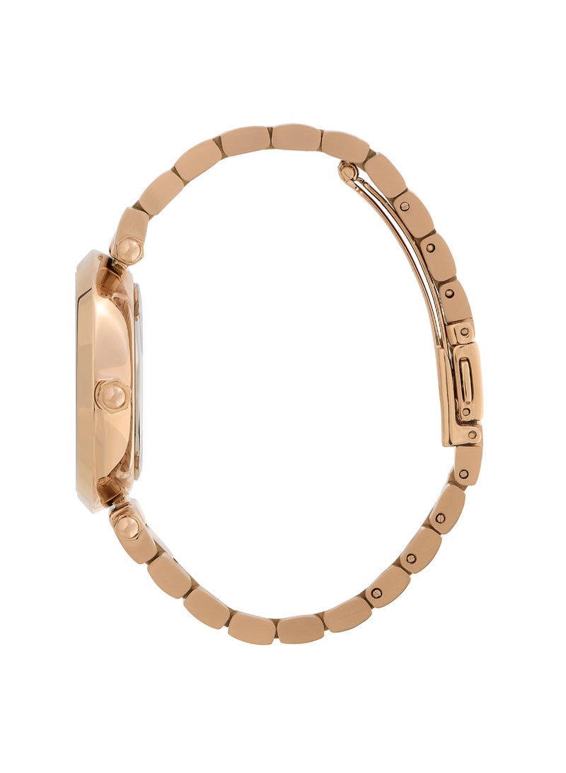 OLIVIA BURTON ROUND ANALOG WOMEN'S PALE GREY & STONE CASE WATCH - 24000044 - Image 4