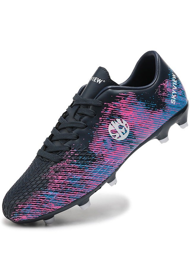 سكاي فيو أحذية كرة القدم للرجال والنساء بنعل FG أحذية رياضية للتدريب الاحترافي في الهواء الطلق أحذية رياضية قابلة للتهوية أحذية رياضية خارجية/داخلية كرة القدم الرجبي البيسبول للبالغين - Image 1