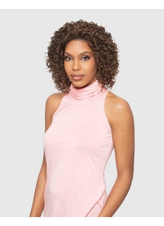 Vanessa VANESSA Express Top Lace Incredibly Natural Hairline Medium Short Length Wavy Style Synthetic Wig  TOP KELON F1010 