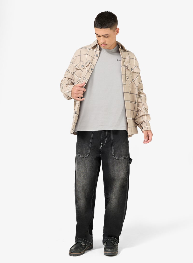 JACK & JONES Text Print Regular Fit T-Shirt - Image 4