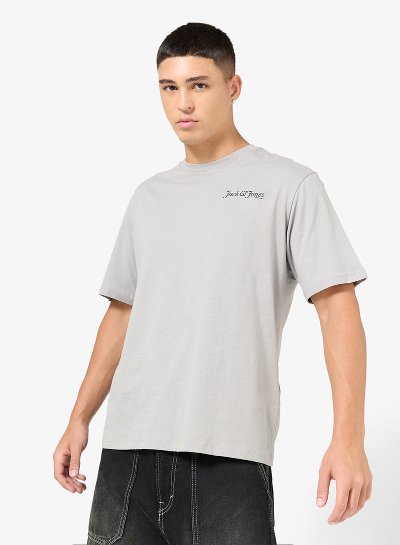 JACK & JONES Text Print Regular Fit T-Shirt - Image 2