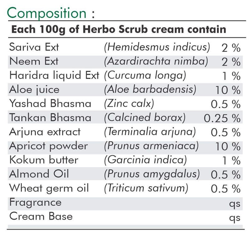 AL Ayurvedic Life Herbo Scrub Cream 50g Pack of 5 - Image 3