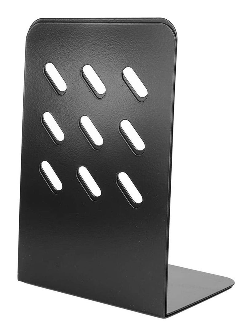 Anti-skid bookends have a padding base to maintain stability. Even if you only put one book on the bookshelf, it will keep your books balanced and balanced, and won't scratch your furniture. - Image 5