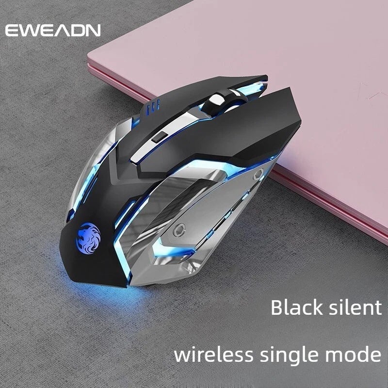 Eweadn G305 Wireless Mouse, 2.4G & Bluetooth Dual Mode, Rechargeable, Silent Gaming Mouse, Ergonomic, for Office, Gamers - Image 1