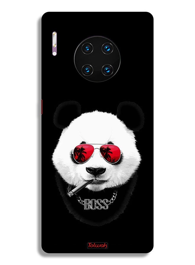 Tolwak Huawei Mate 30 Pro 4G Protective Case Cover Boss Panda - Image 2