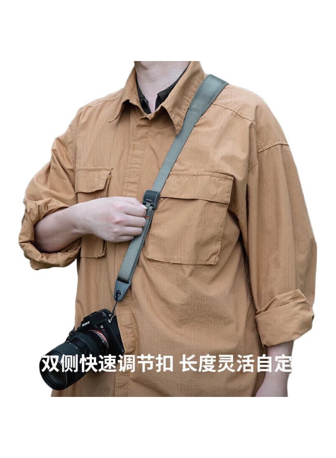 Pgytech Camera Strap, Quick-Release Buckle, Dandelion Camera Shoulder Strap, Compatible With Sony, Canon, Fuji, Nikon Camera Accessories (Rock Gray) - Image 2