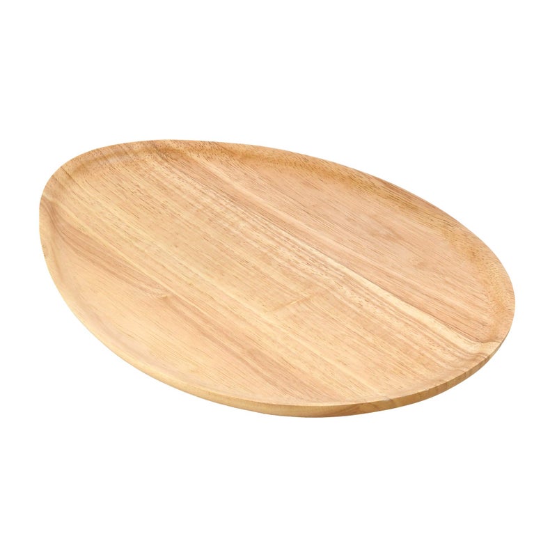 AeraVida Oval-Shaped Brown Rain Tree Wooden Serving Platter | Decorative Serving Platter | Wood Serving Tray or Platter | Wooden Serving Platter for Food - Image 1