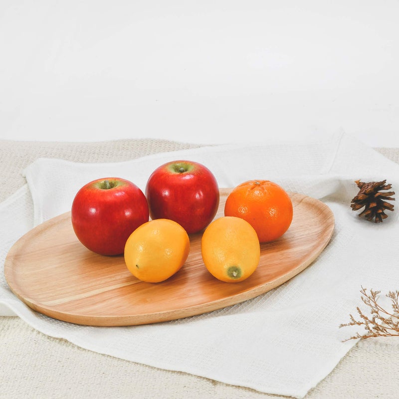 AeraVida Oval-Shaped Brown Rain Tree Wooden Serving Platter | Decorative Serving Platter | Wood Serving Tray or Platter | Wooden Serving Platter for Food - Image 5