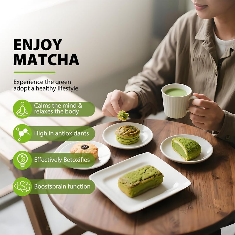 OUGETHER Resin Matcha Whisk Chasen Brush Tools for Matcha Green Tea Powder Reusable Powder Whisk Prepare Japanese Matcha Tea (Yellow-1) - Image 4