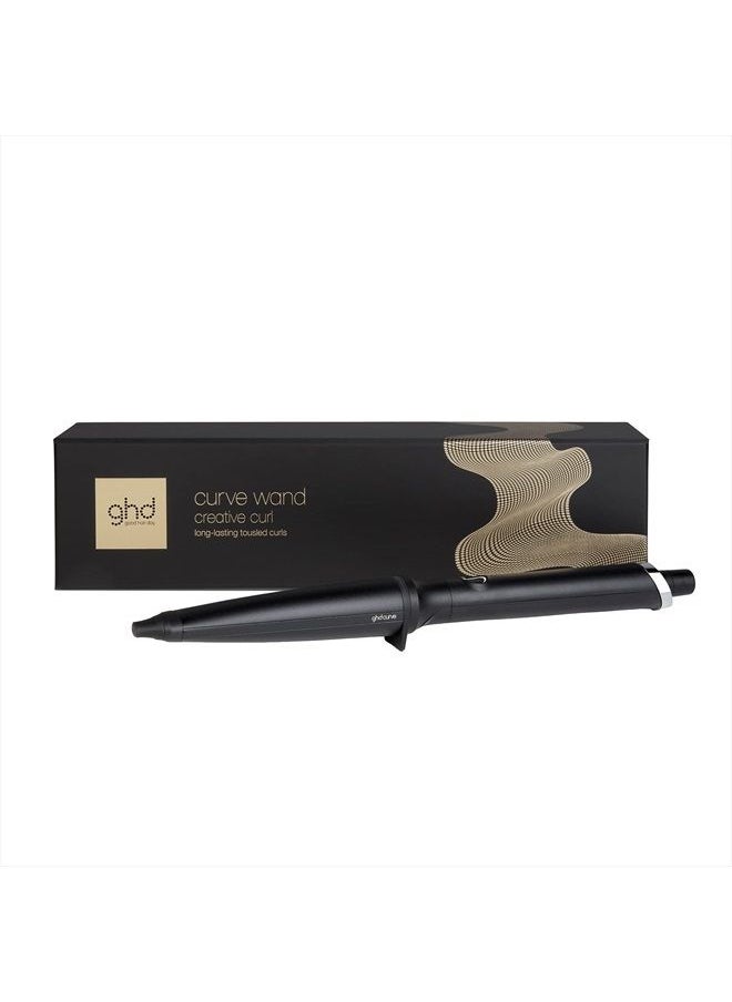 ghd - Creative Curl - Tapered Curling Wand, Creative Curl Wand, Professional Hair Curler with Tapered Barrel, 1 Count (Pack of 1) - Image 1
