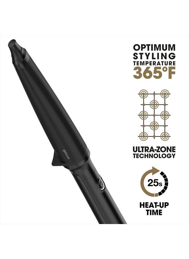 ghd - Creative Curl - Tapered Curling Wand, Creative Curl Wand, Professional Hair Curler with Tapered Barrel, 1 Count (Pack of 1) - Image 1