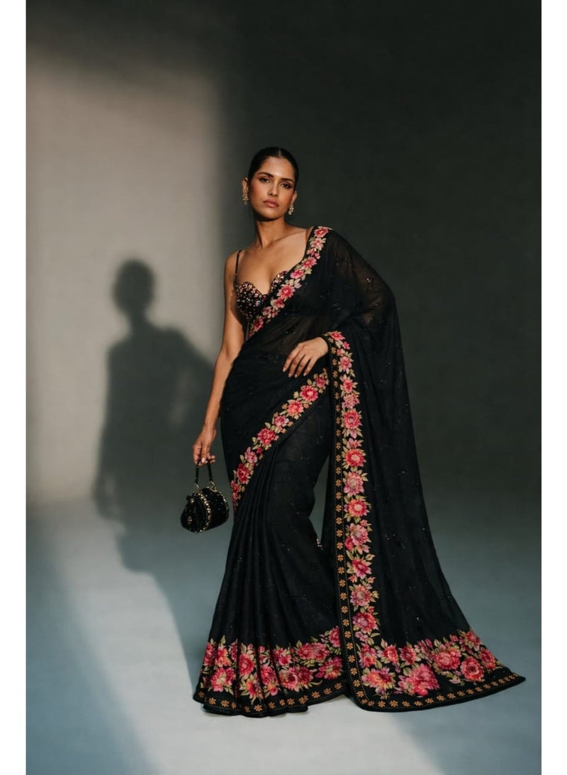 Noir Gulbahar Saree