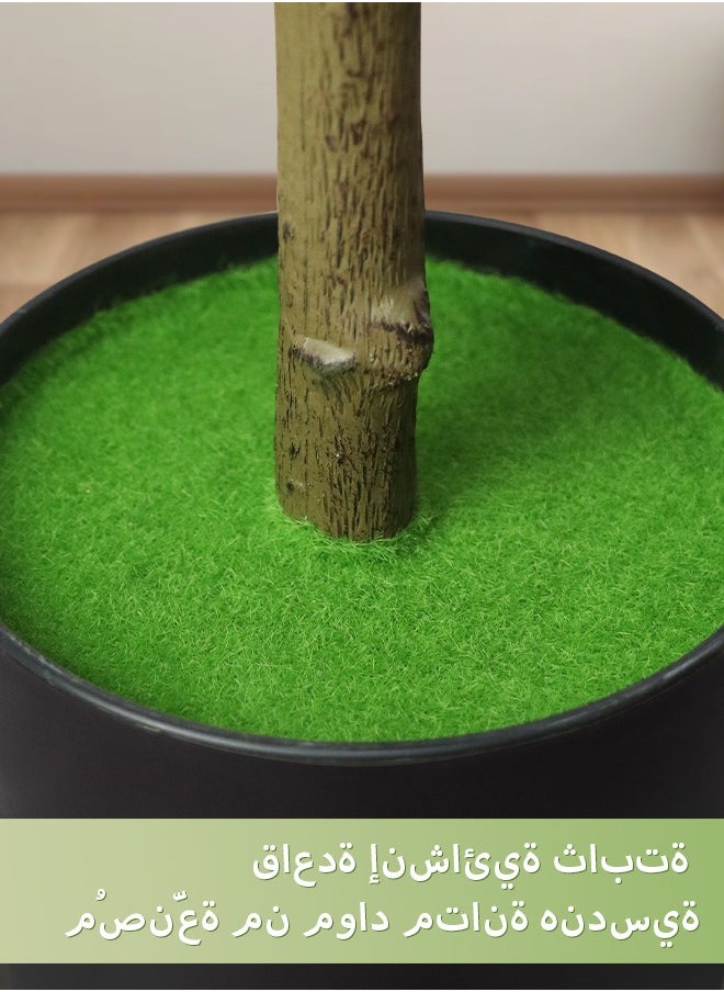 يوڠام - اشجار زينة صناعية للمنازل شجر صناعي زيتون مع اصيص فروع وزيتون مزيفة نباتات واقعية لديكور المنزل والمكتب وغرف المعيشة - Image 1