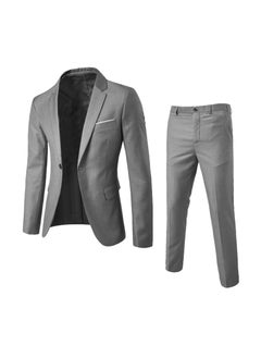 KUYING New Slim Fit Suit Set 