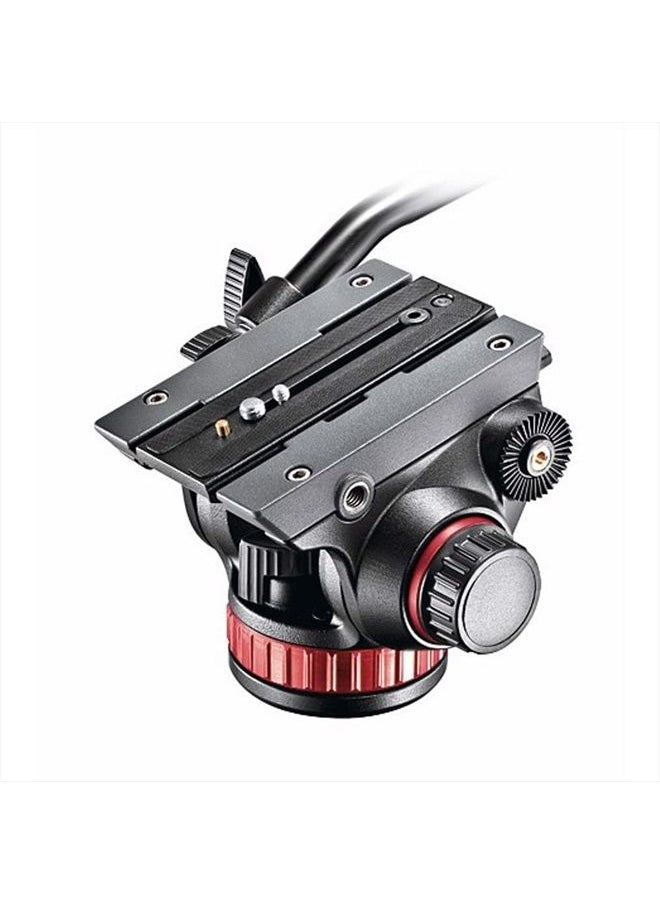 Manfrotto - Video Head with Flat Base and Fixed Lever, Video Head for Compact Video Cameras and DSLR Cameras, for Filming, Videography, Content Creation, Vlogging, Live Streaming - Image 1