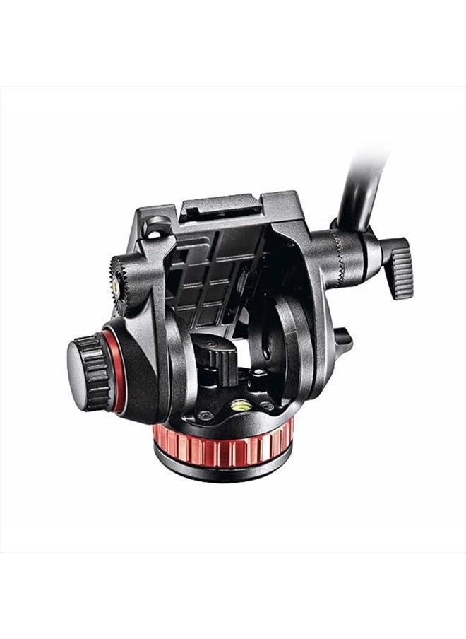 Manfrotto - Video Head with Flat Base and Fixed Lever, Video Head for Compact Video Cameras and DSLR Cameras, for Filming, Videography, Content Creation, Vlogging, Live Streaming - Image 1