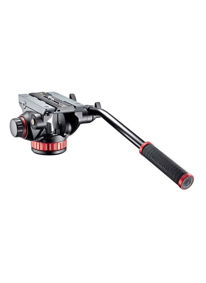 Manfrotto - Video Head with Flat Base and Fixed Lever, Video Head for Compact Video Cameras and DSLR Cameras, for Filming, Videography, Content Creation, Vlogging, Live Streaming - Image 1