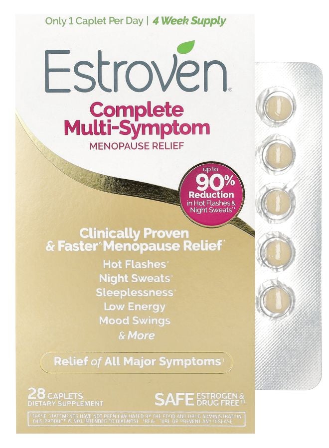 تخفيف أعراض انقطاع الطمث المتعددة الكامل 28 قرصًا