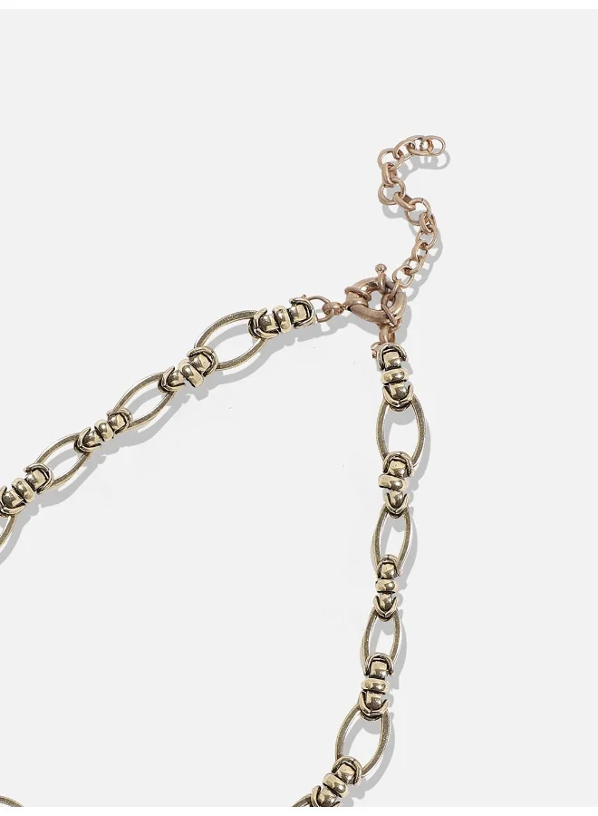 SOHI Designer Statement Stone Necklace