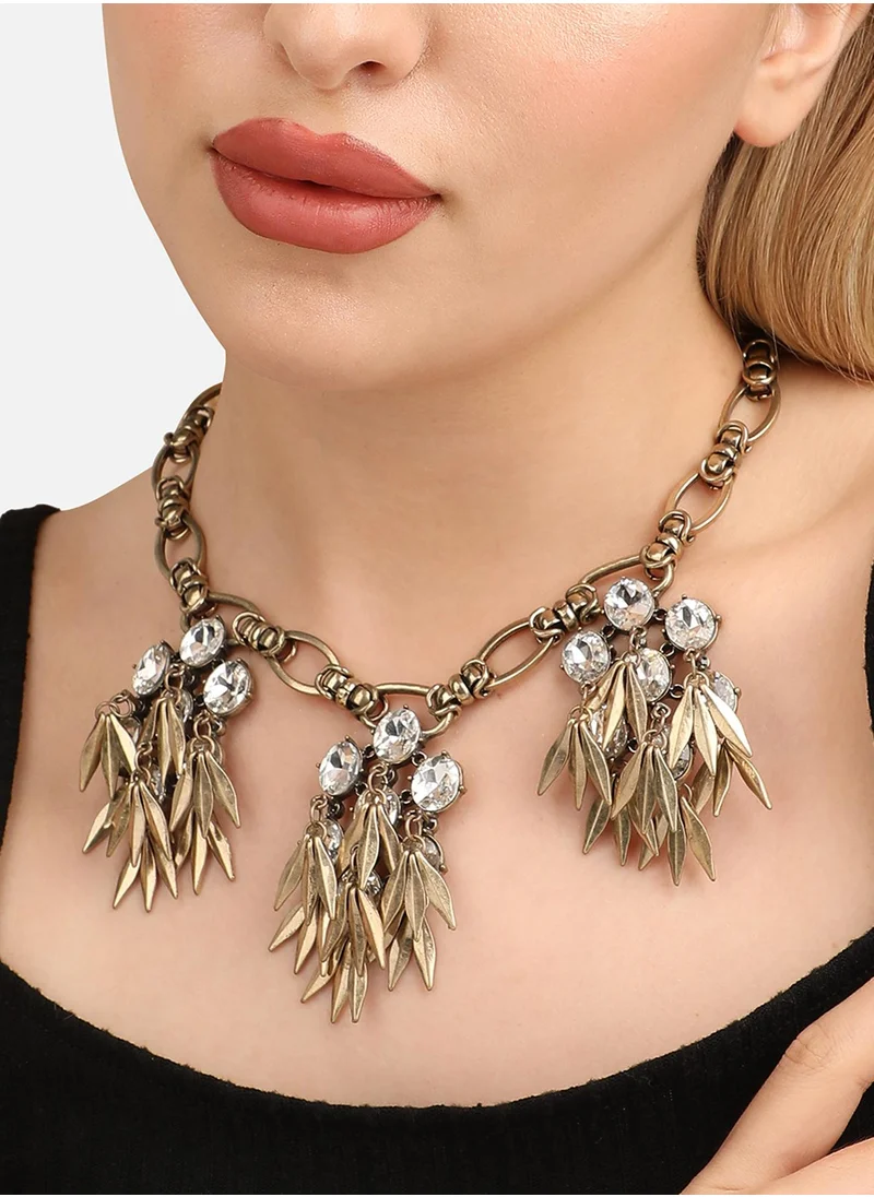 SOHI Designer Statement Stone Necklace