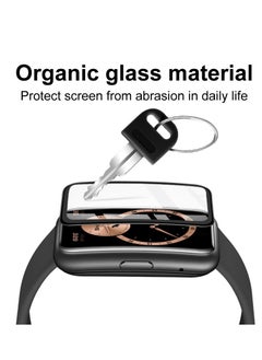 TWEGGON Screen Protector Redmi Watch 3/ Redmi Watch 3 Active/ Redmi Watch 3 Lite, Full Cover 3D Screen Protector for Redmi Watch 3/ Redmi Watch 3 Active/ Redmi Watch 3 Lite Black/Clear  - Image 3
