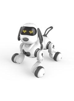 ماركة غير محددة Yingjia 18011 Dicat Robot Dog كهربائي ذكي كلب حوار التحكم عن بعد للأولاد والبنات ألعاب التعليم المبكر - اللون: 18011 إصدار أسود إنجليزي  - Image 2