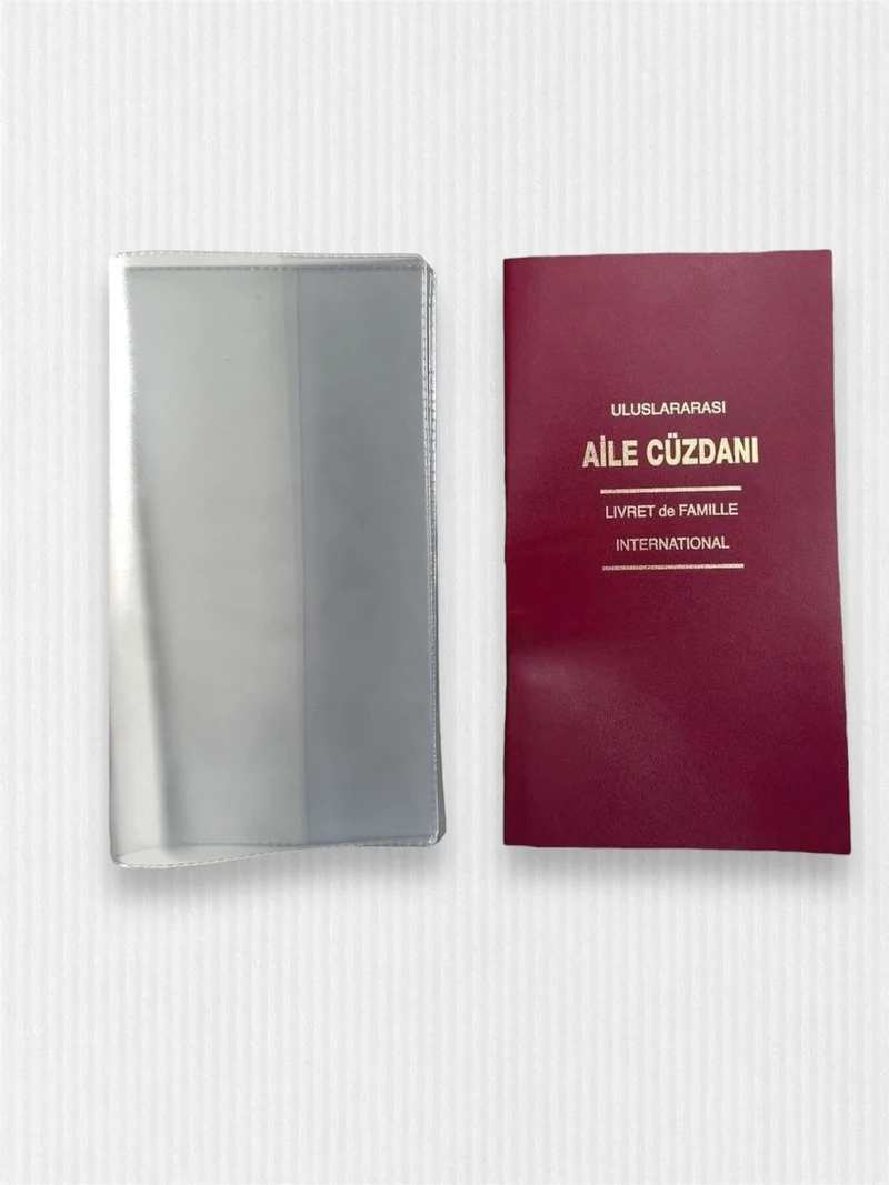 جيمبو Transparent International Family Wallet Case – Durable and Protective Wedding Wallet Case