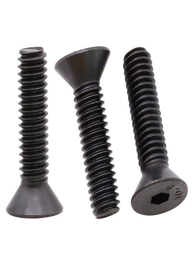 RoyceMart UNC 1/4"-20 x 1-1/4 inch Flat Head Socket Cap Screws 30 of Pack Grade 10.9 Alloy Steel, Black Oxide, Counterskunk Head, Full Thread - Image 5