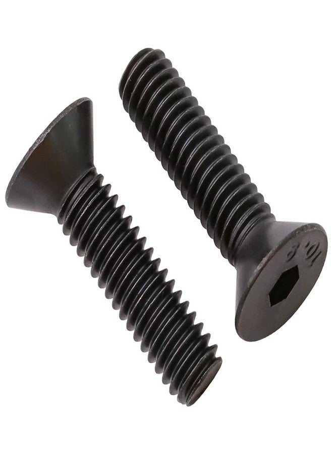 RoyceMart UNC 1/4"-20 x 1-1/4 inch Flat Head Socket Cap Screws 30 of Pack Grade 10.9 Alloy Steel, Black Oxide, Counterskunk Head, Full Thread - Image 4