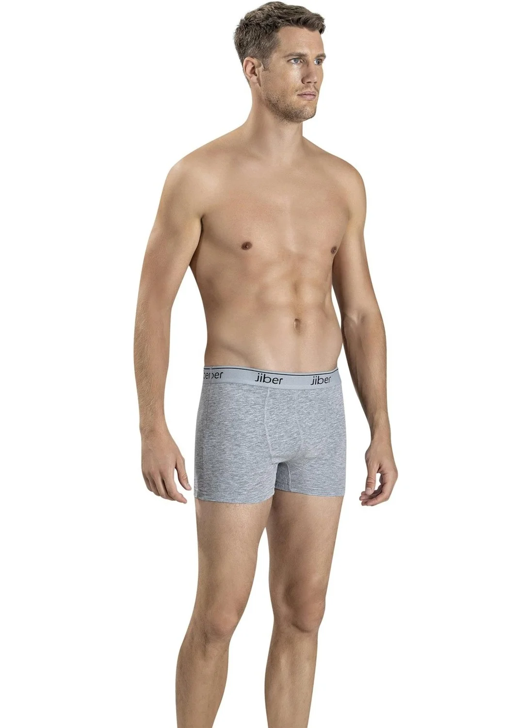 جيبر Men's Cotton Lycra Boxer 156 - 6 Pieces