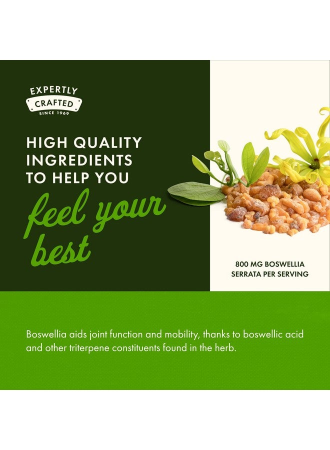 Swanson Double Strength Boswellia - Herbal Supplement Promoting Joint Support - Ayurvedic Herb for Joint Flexibility & Mobility Support - Made w/Boswellia Serrata Resin - (60 Capsules, 800mg Each) - Image 5