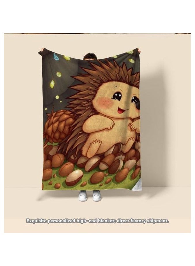 general Children's or student cartoon flannel thin blanket (warm and comfortable, suitable for sleep, games) 100cm*150cm - 698 - Image 1