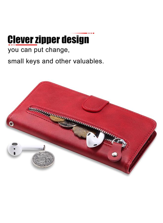 S-TOP Case For OPPO Realme GT2 Pro Fashion Calf Texture Zipper Horizontal Flip Leather Case - Image 4