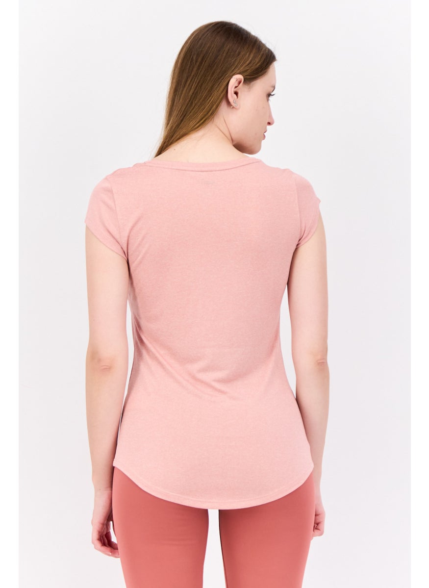PUMA Women Sportswear Fit Short Sleeves Training Top, Pink  - Image 3