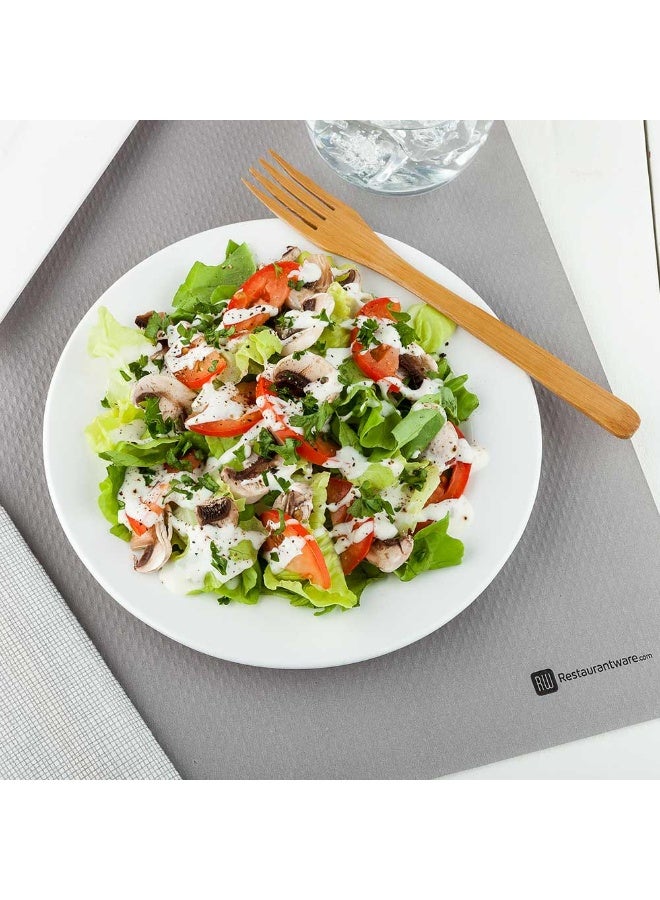 Restaurantware مفارش طاولة ورقية 20 بوصة × 14 بوصة، 1000 مفرش طاولة من ورق البناء الثقيل - قابلة لإعادة التدوير، مستطيلة، ورق رمادي، مفارش طاولة قابلة للتخلص، للحفلات والاحتفالات - Image 3