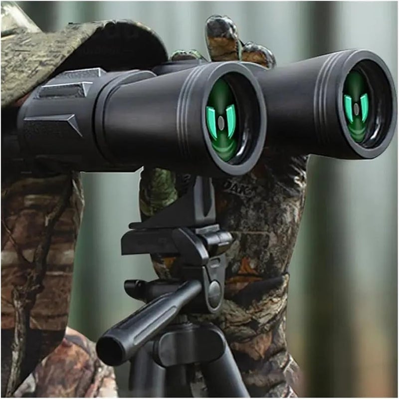 Green 20x50 Binoculars Compact for Outdoor Bird Watching Hiking Camping Travel - Image 3