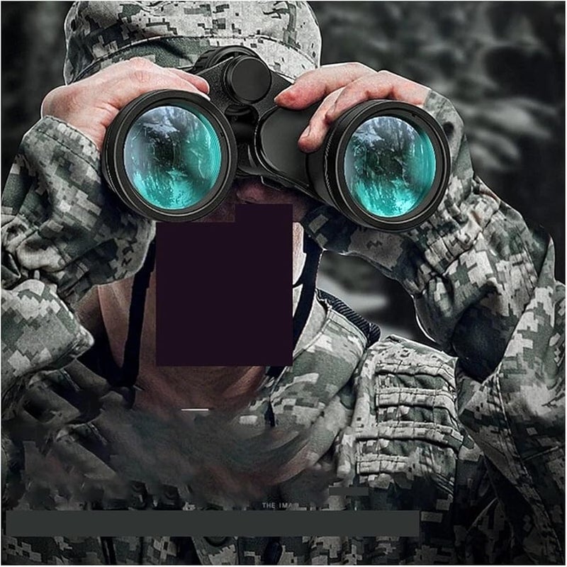 Green 20x50 Binoculars Compact for Outdoor Bird Watching Hiking Camping Travel - Image 4