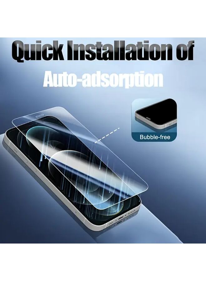 2 Pieces Transparent Tempered Glass Film For iPhone SE 2022 High Definition - Image 3