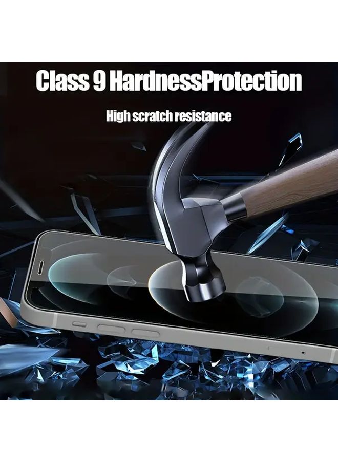 2 Pieces Transparent Tempered Glass Film For iPhone SE 2022 High Definition - Image 2