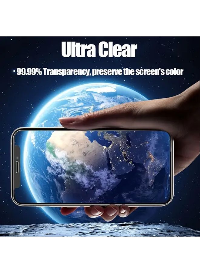 2 Pieces Transparent Tempered Glass Film For iPhone SE 2022 High Definition - Image 4