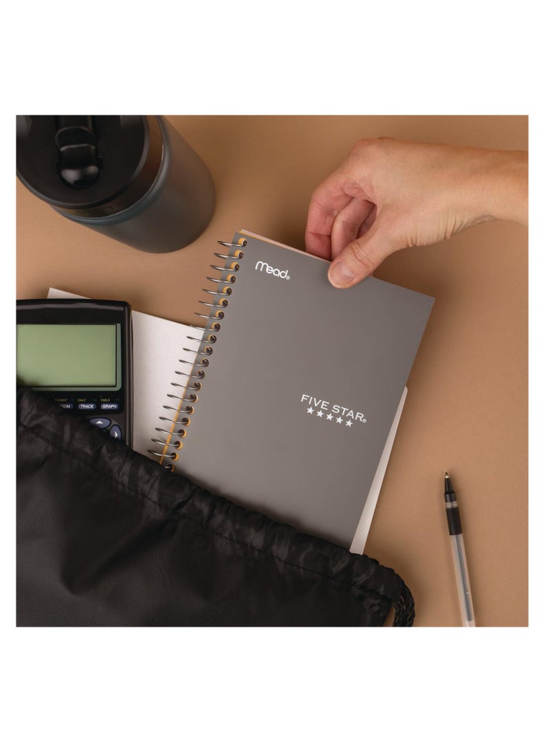 Five Star Mead Five Star Wirebound Notebook, 1-Subject, Medium/College Rule, 80 Sheets 17.7x11.1 cm Assorted Cover Color  - Image 2