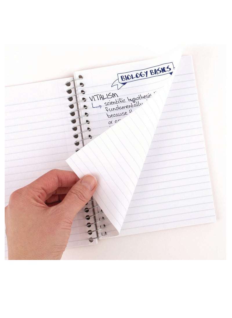 Five Star Mead Five Star Wirebound Notebook, 1-Subject, Medium/College Rule, 80 Sheets 17.7x11.1 cm Assorted Cover Color  - Image 5