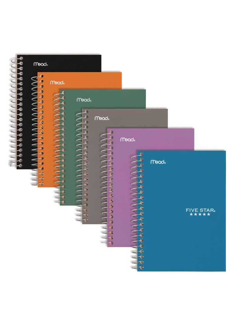 Five Star Mead Five Star Wirebound Notebook, 1-Subject, Medium/College Rule, 80 Sheets 17.7x11.1 cm Assorted Cover Color  - Image 4