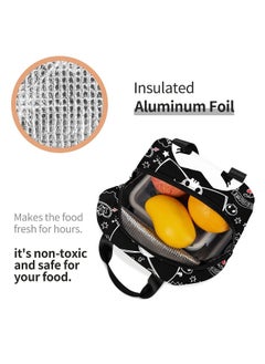 Generic kids backpack Kawaii Lunch Bag Cute Large Capacity Portable Lunch Box Insulated Tote Bag, Reusable Office Tote Bag For Men And Women  - Image 4